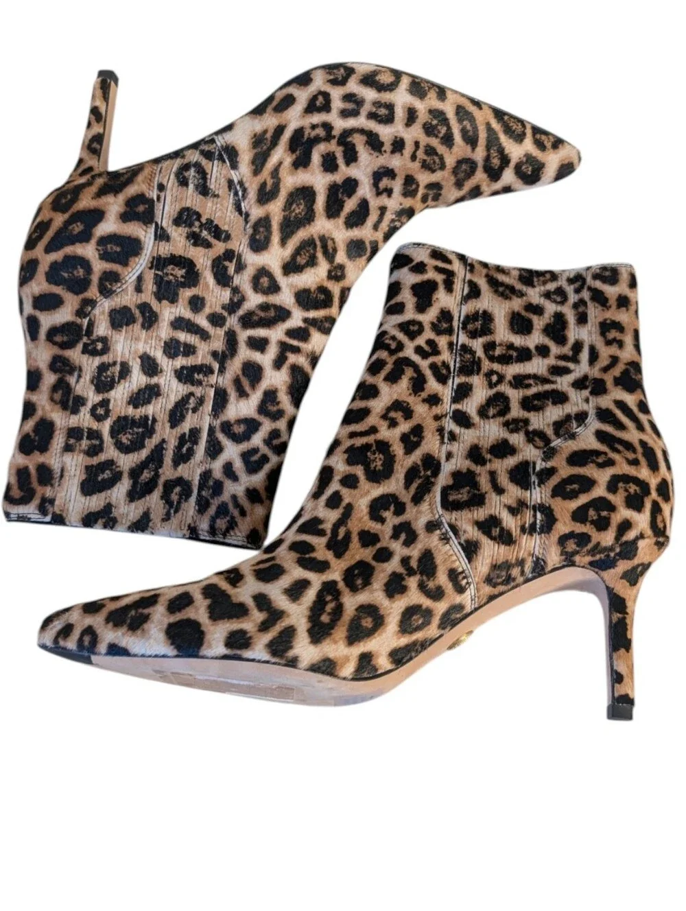 Veronica Beard Lisa Ankle Boots.in Leopard Print.....Size 7.5